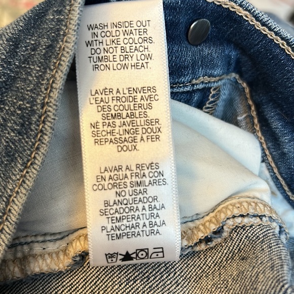 Frame Le Skinny de Jeanne w Neutral/Desert Color Block Patch Detail - Picture 13 of 13